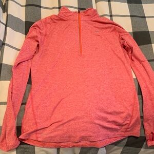 Nike Dry-Fit Pink Quarter-Zip Pullover